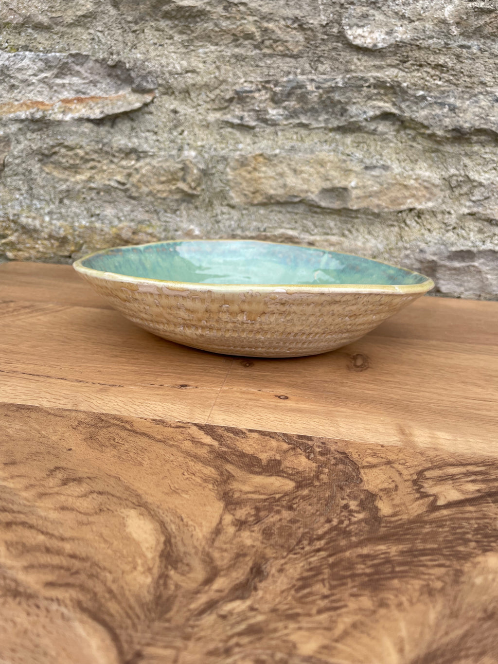 Bowl - Green Basket Effect - 898