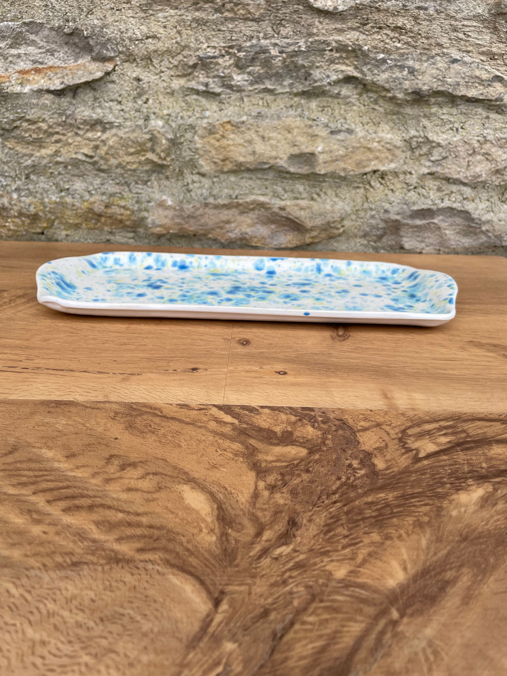 Tray - White, Blue & Yellow Speckles - 914