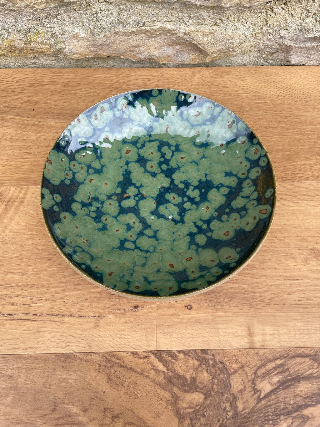Bowl - Green, Brown Speckled - 911