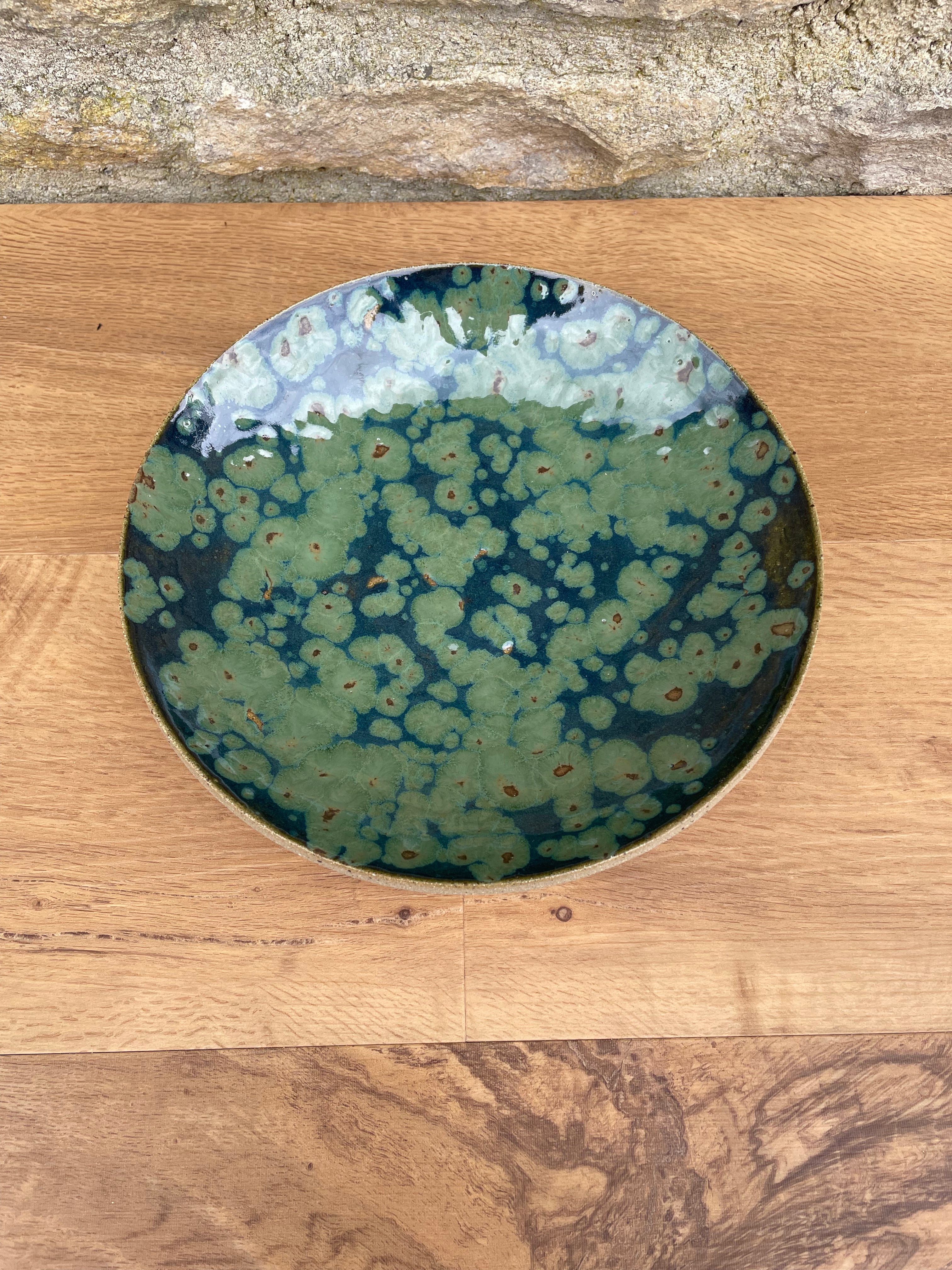 Bowl - Green, Brown Speckled - 911