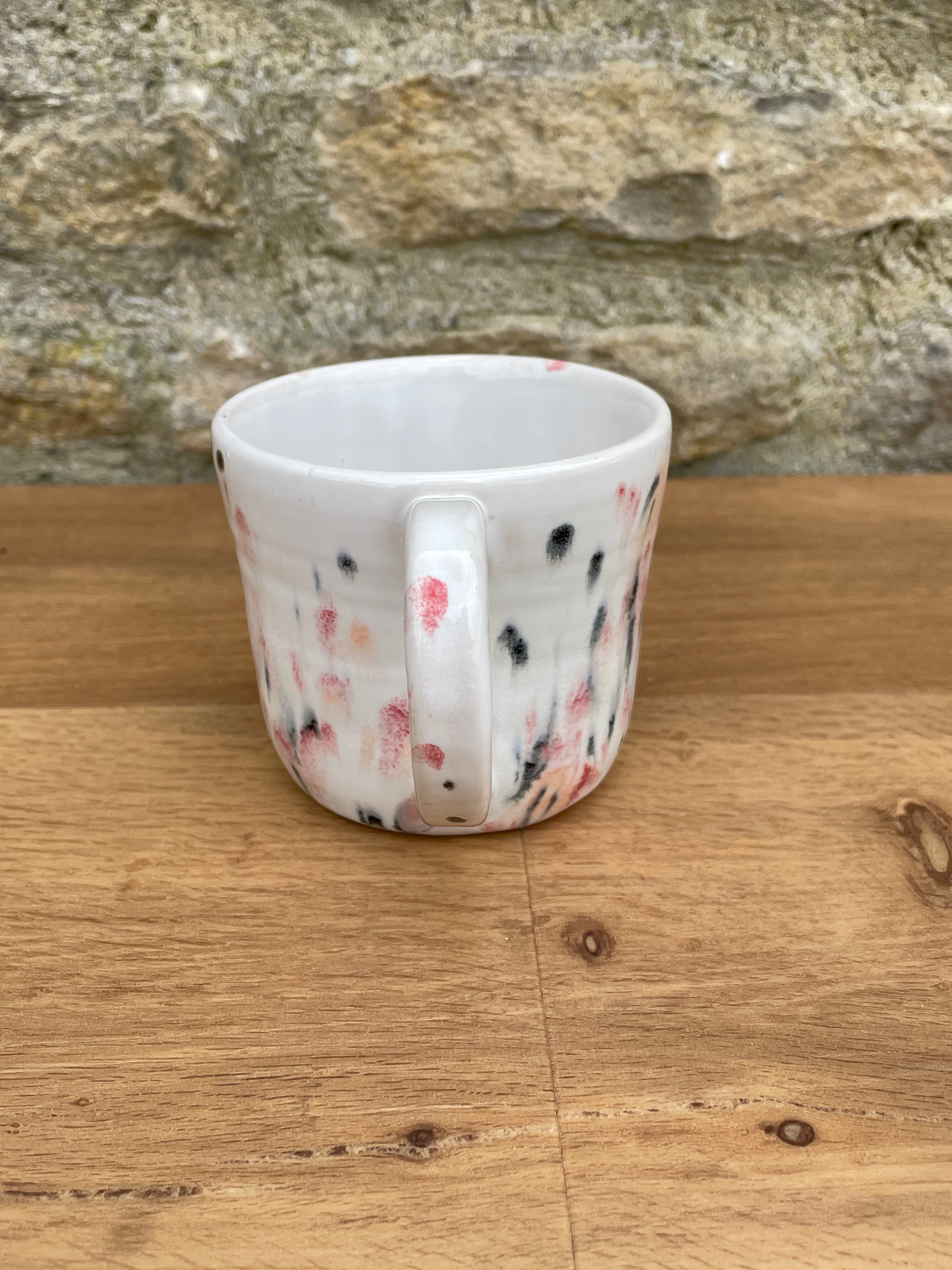 Mug - Pink, Orange & Black - 883
