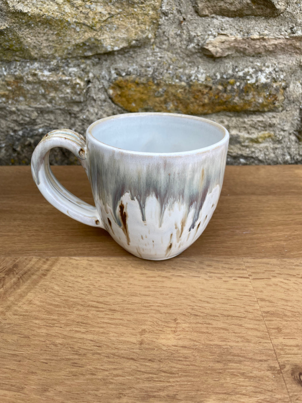 Mug - Cream, Grey, Brown Speckles - 921