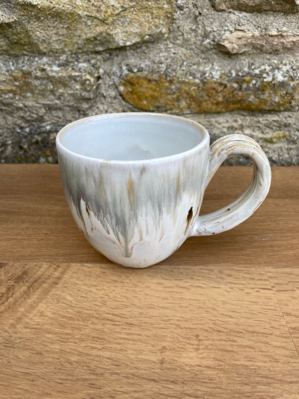 Mug - Cream, Grey, Brown Speckles - 921