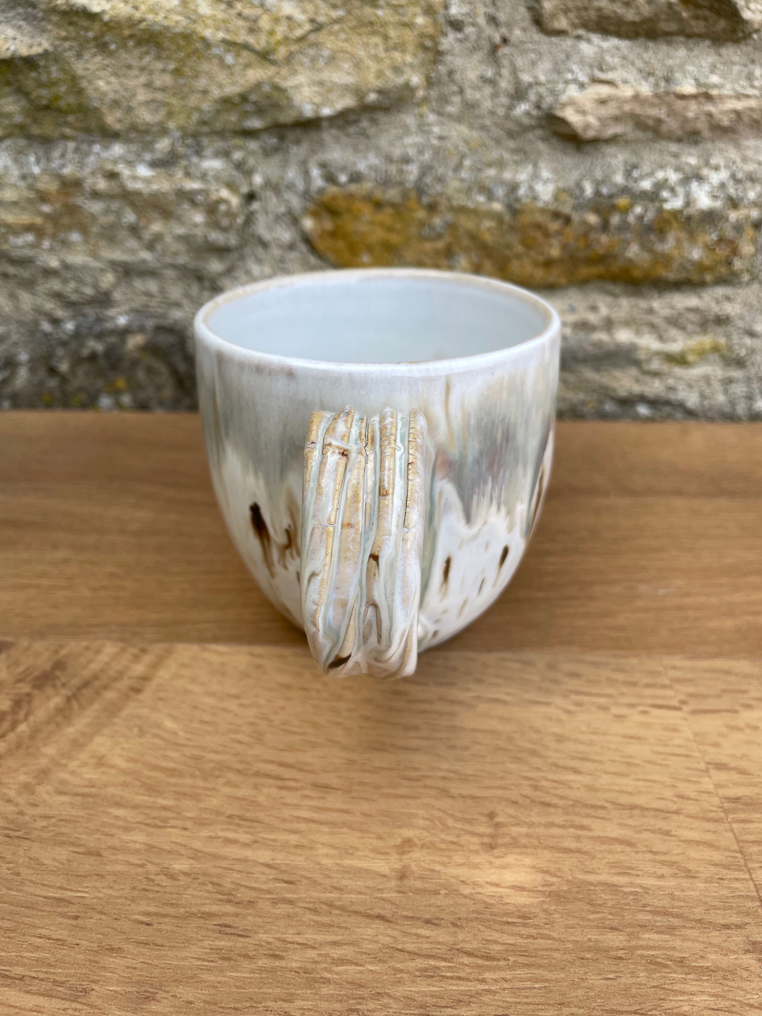 Mug - Cream, Grey, Brown Speckles - 921