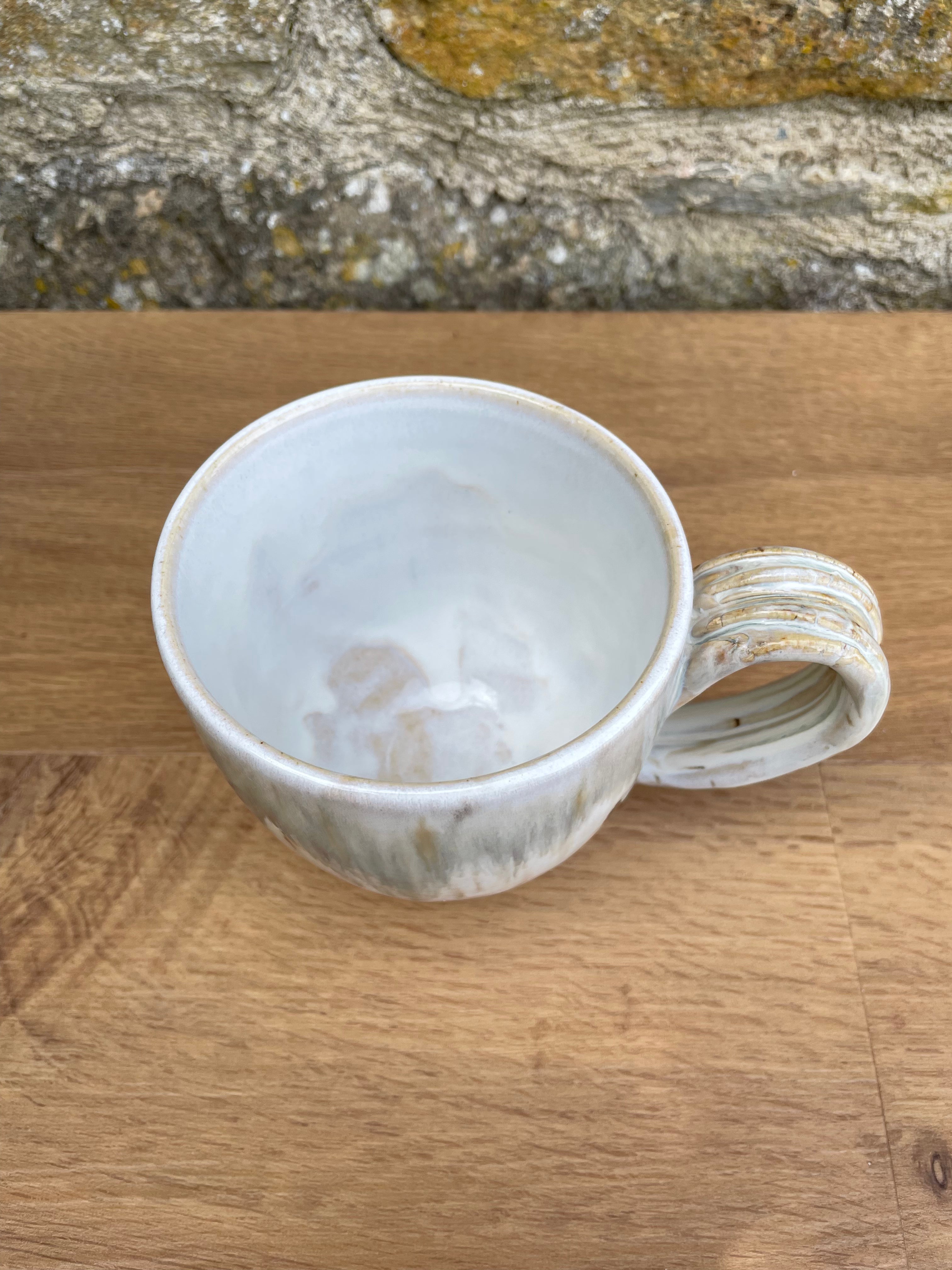 Mug - Cream, Grey, Brown Speckles - 921