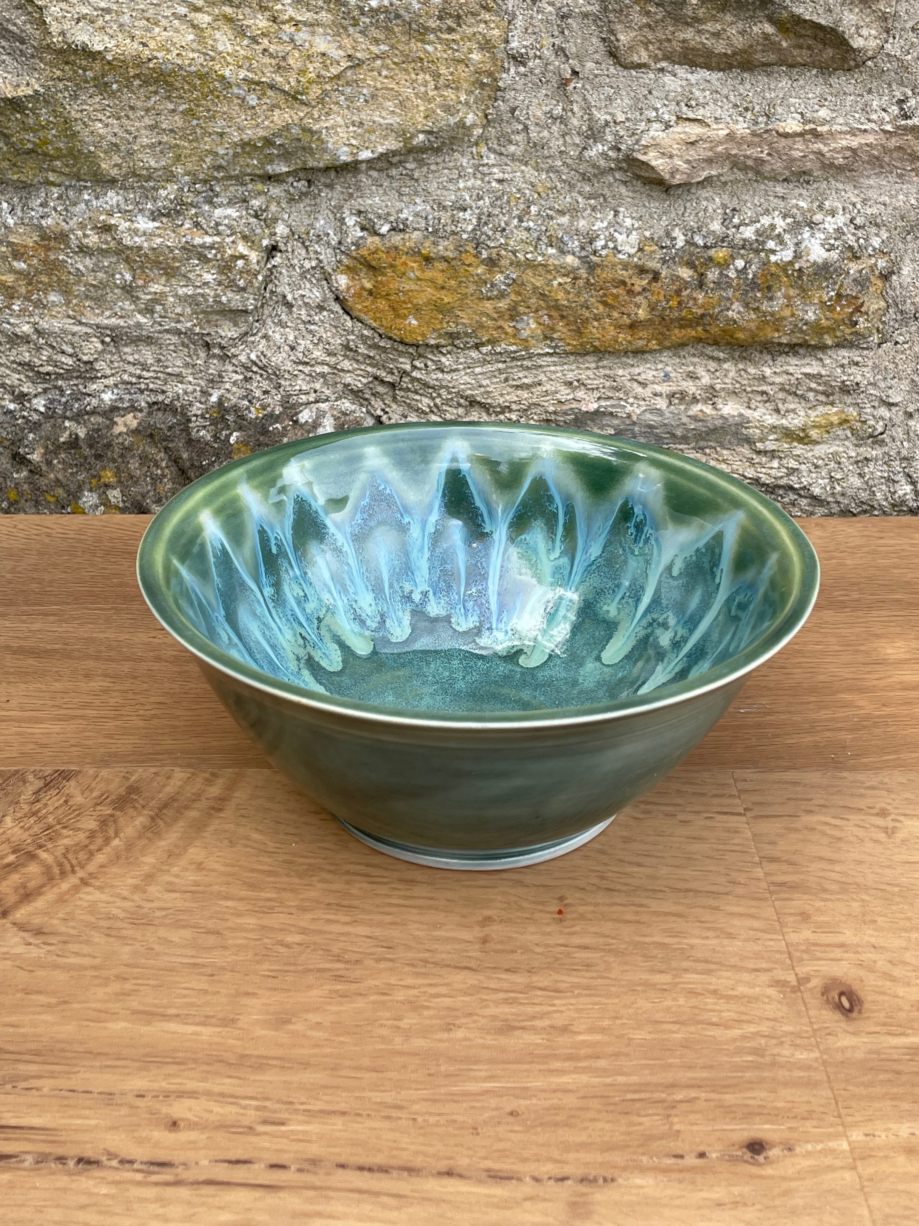 Bowl - Green, Light and Dark - 932