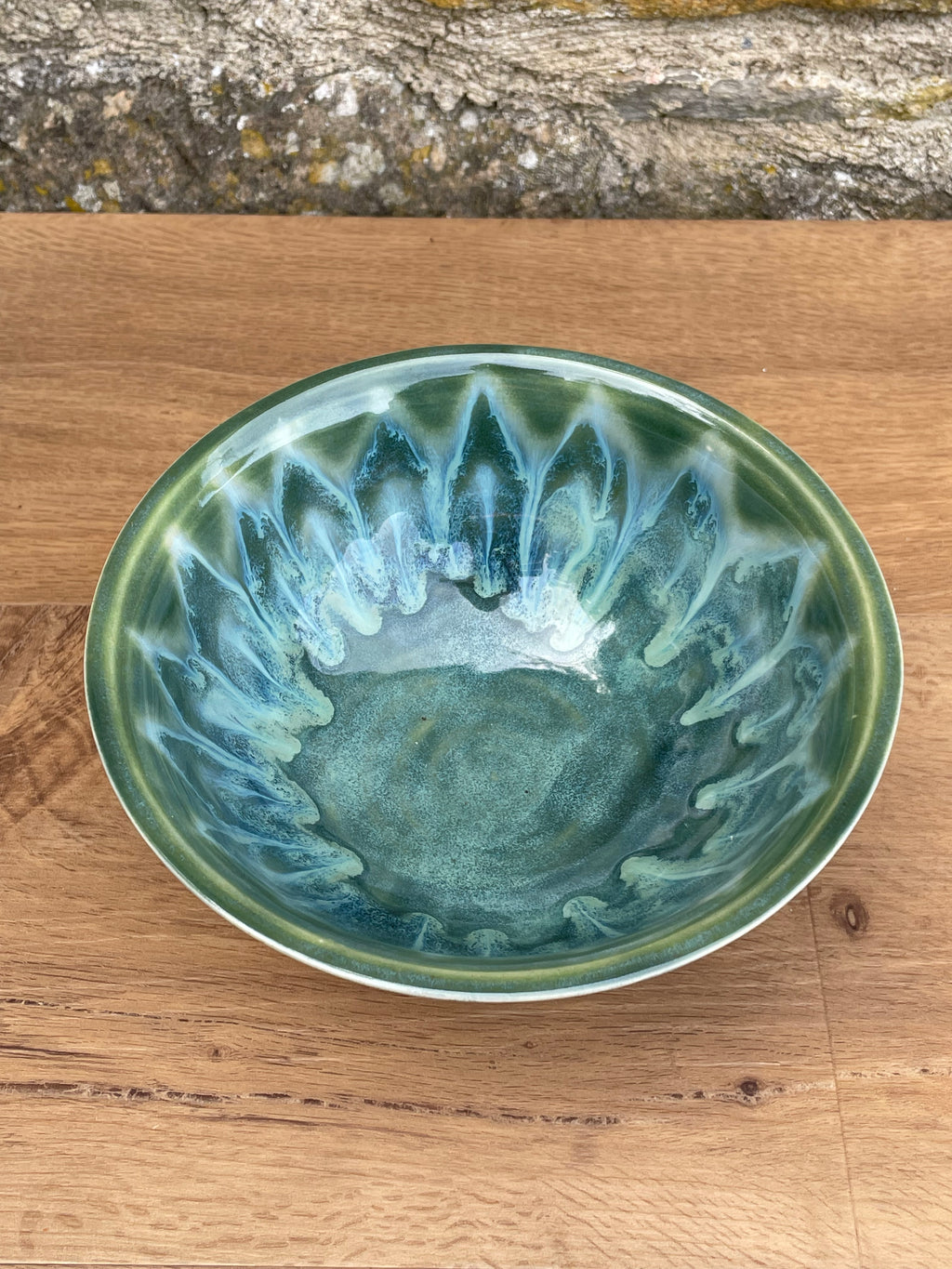 Bowl - Green, Light and Dark - 932