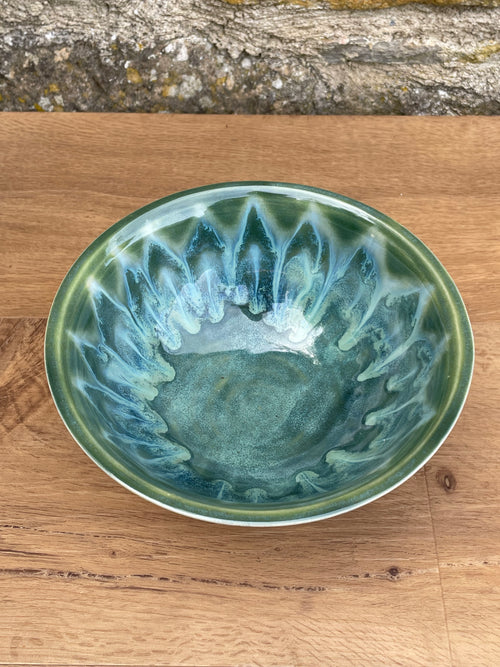 Bowl - Green, Light and Dark - 932
