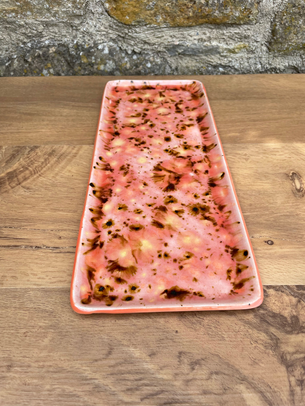 Tray - Orange, Yellow, Brown Speckles - 915