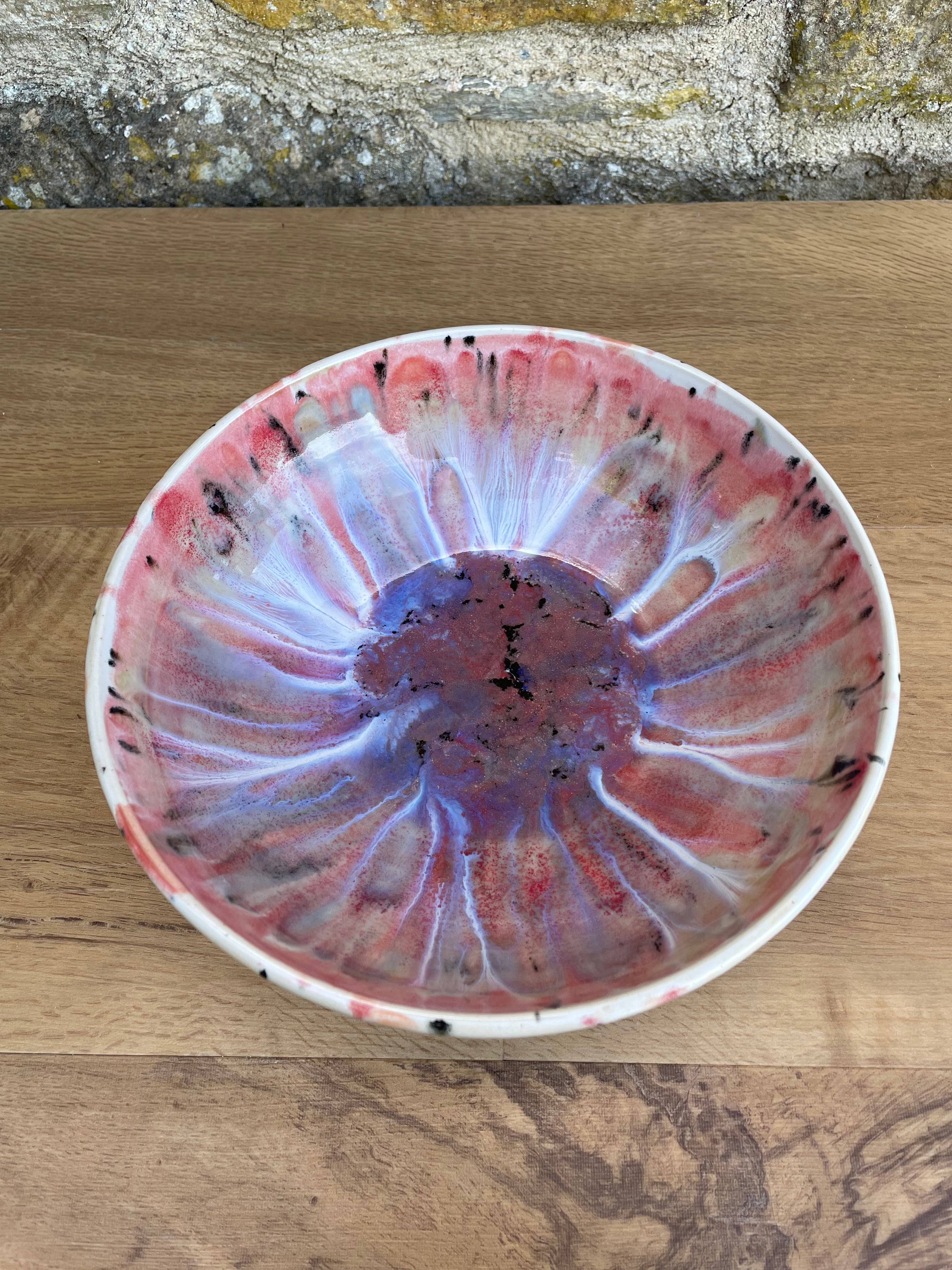 Bowl - Orange, Pink, Purple & Black - 900