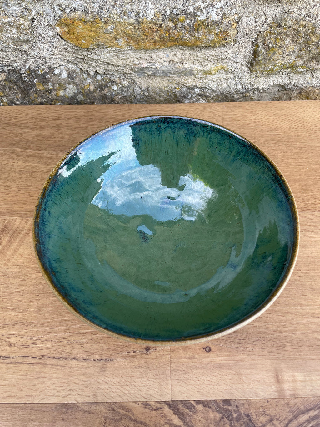Bowl - Green, Green Speckles - 937