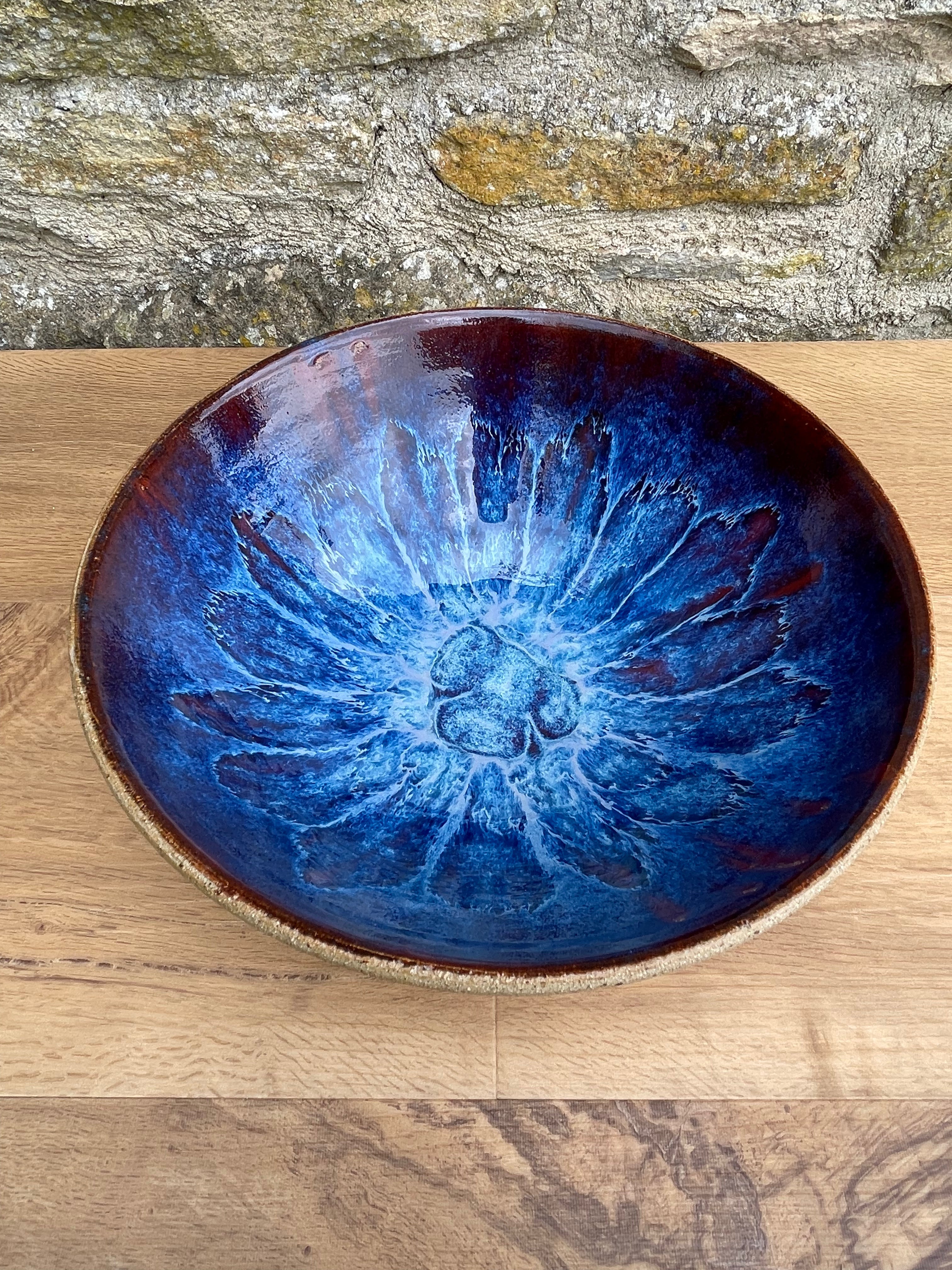Bowl - Blue, Green & Red - 919