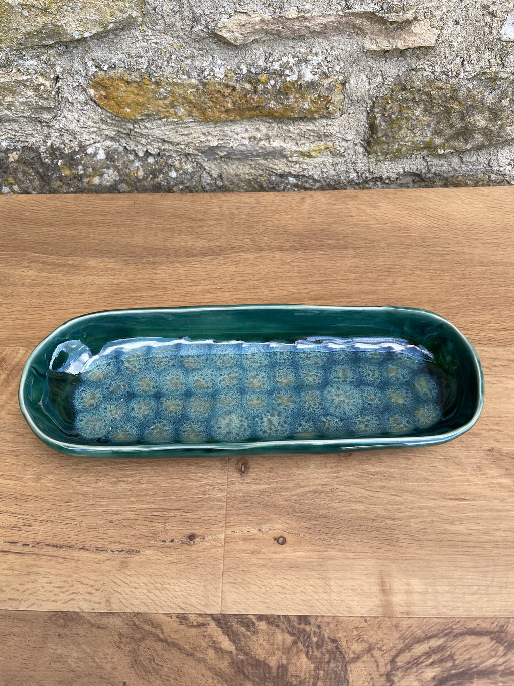 Dish - Oval, Green - 709
