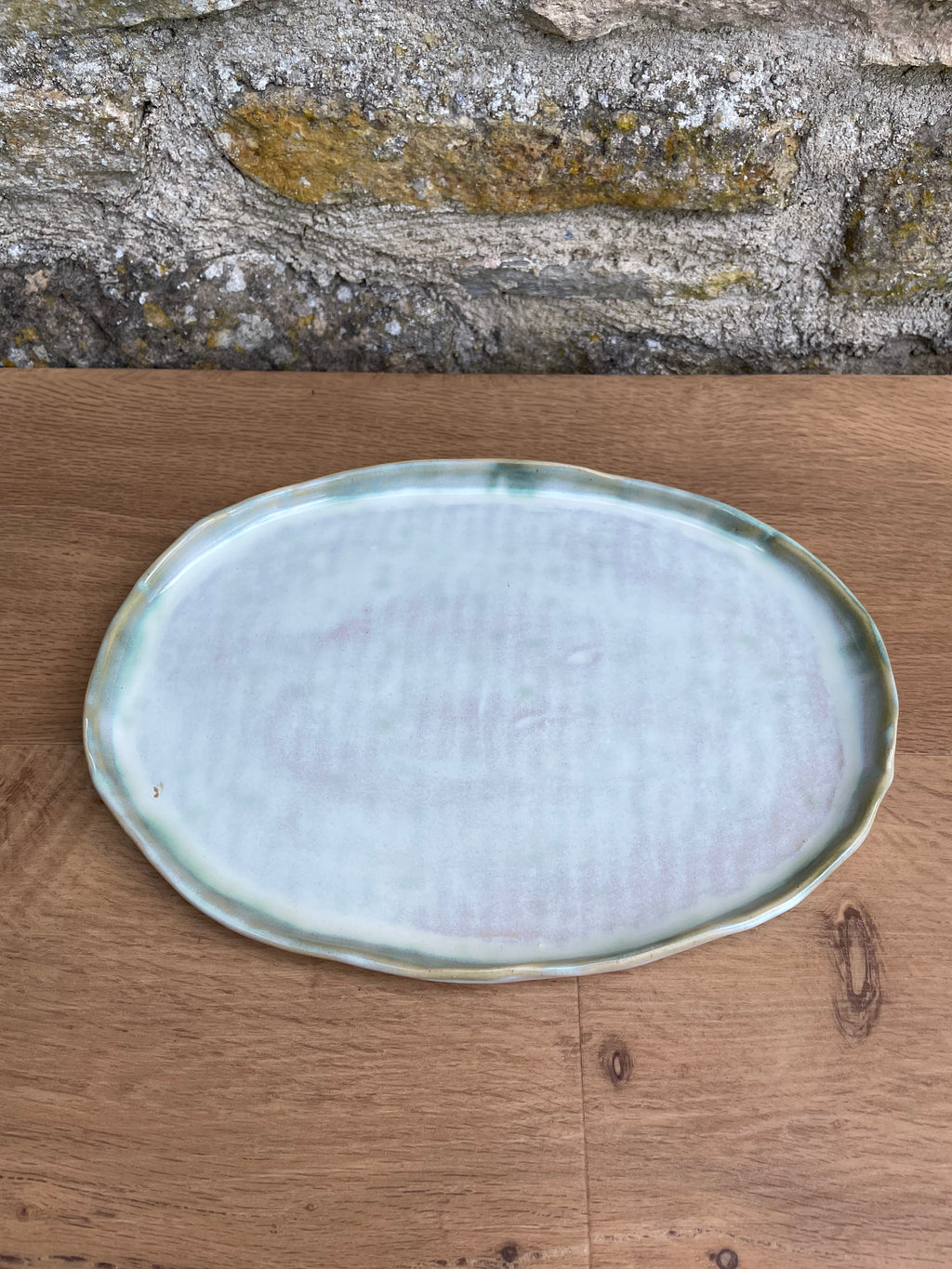 Plate - Oval, Cream - 704