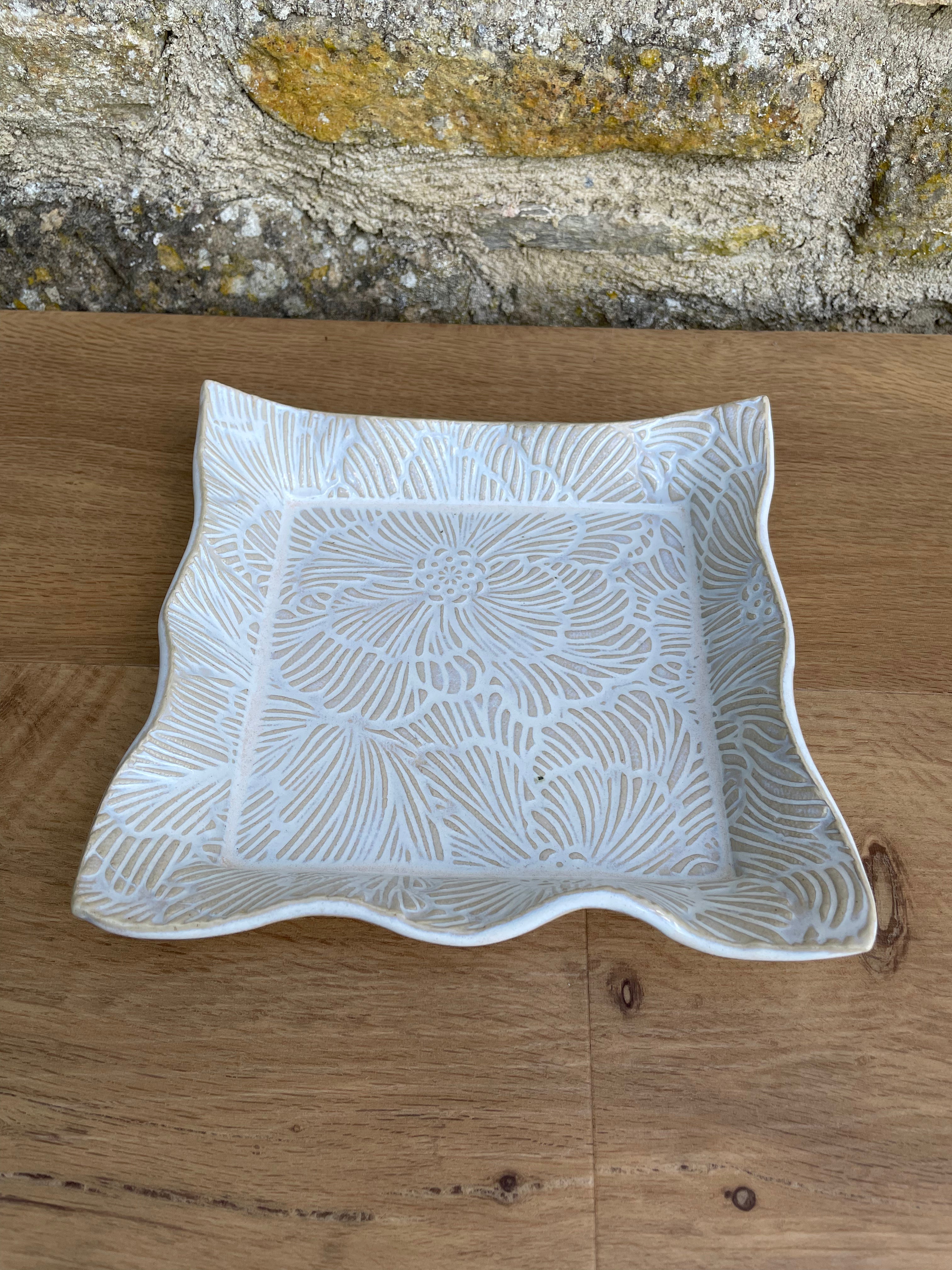 Tray - Cream Textured - 763