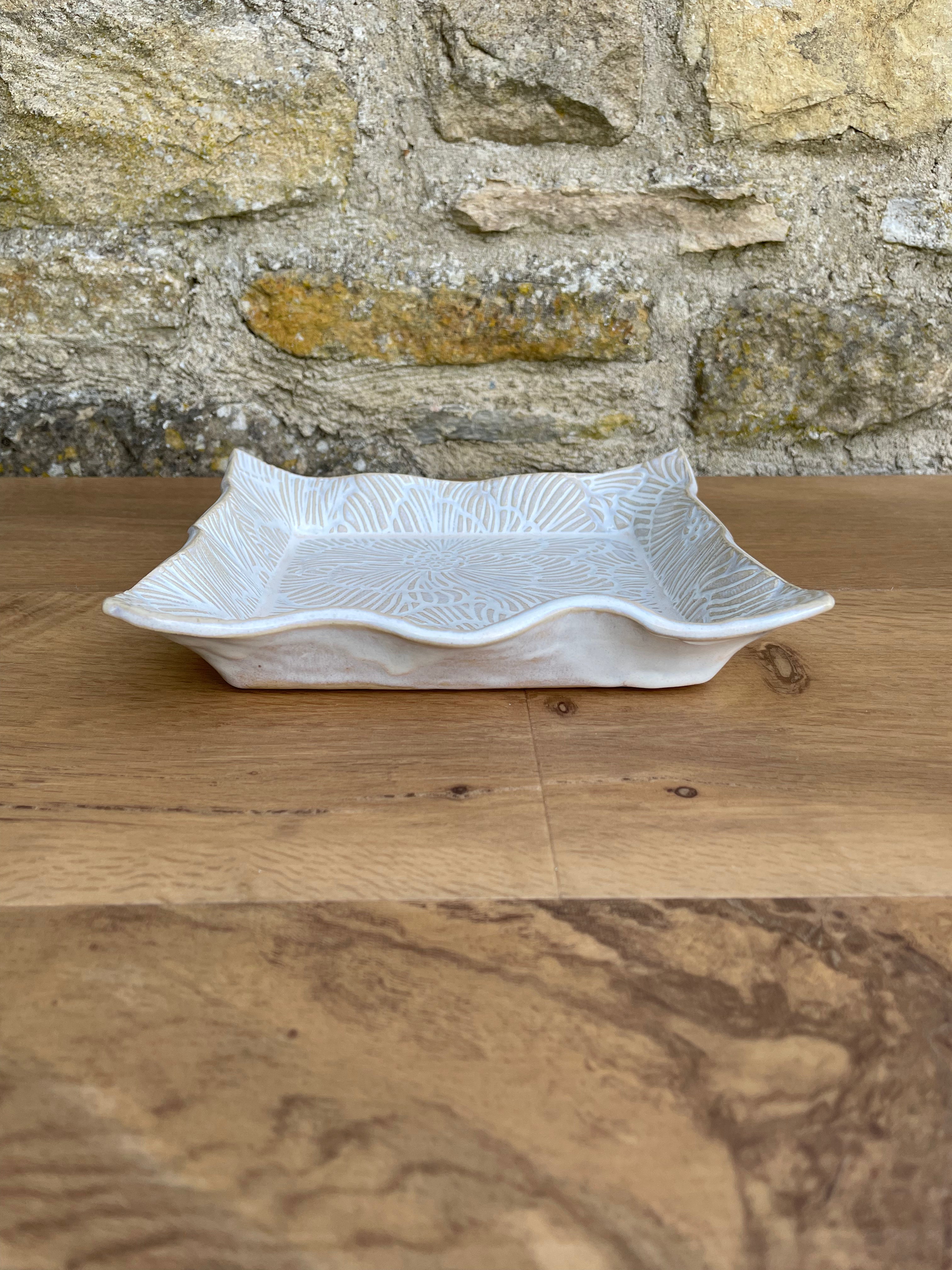 Tray - Cream Textured - 763