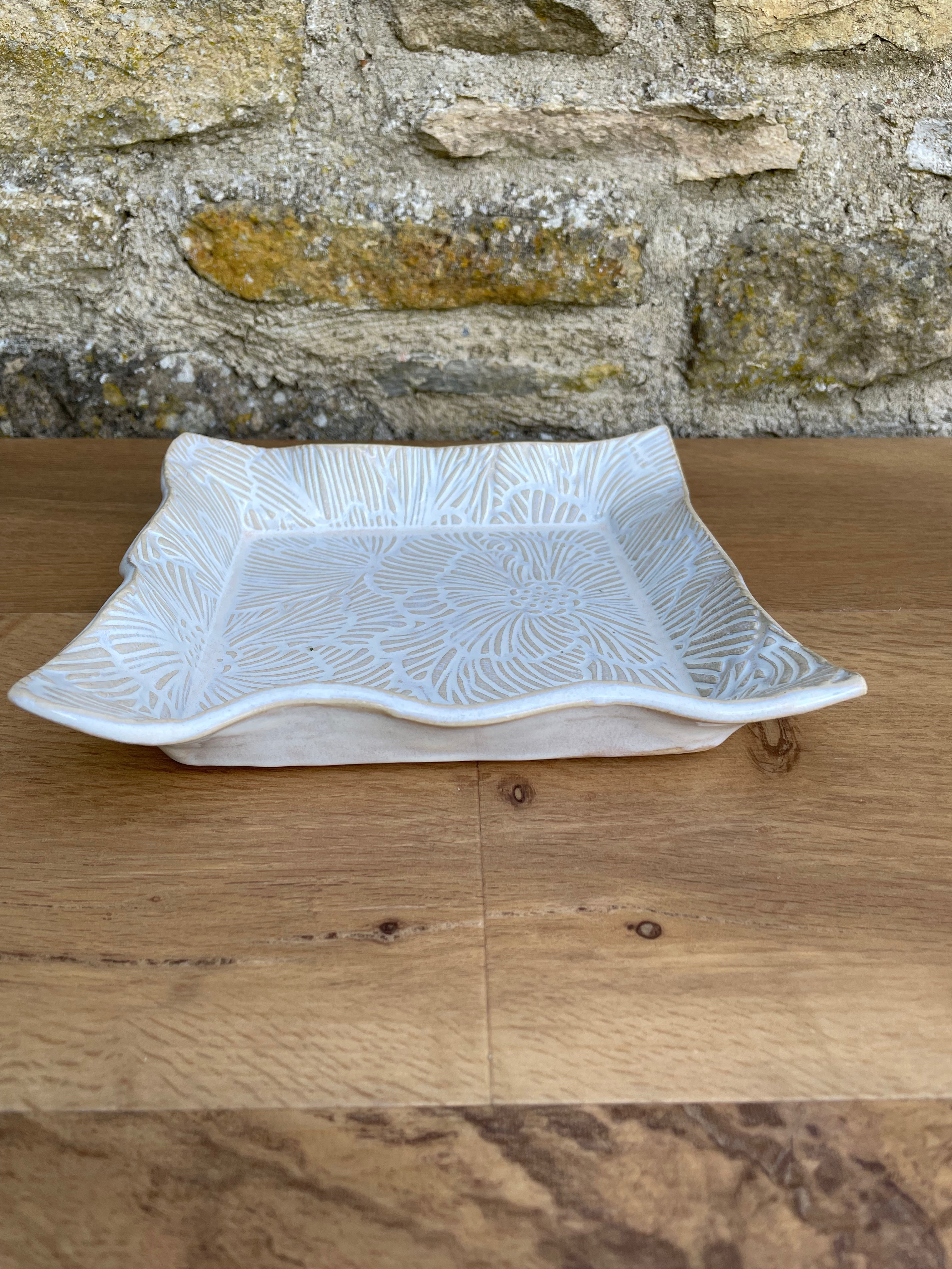 Tray - Cream Textured - 763