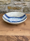 Bowl - Cream, Grey, Blue & White - 728