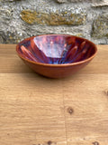 Bowl - Brown, Blue, Lavender & Cream - 461