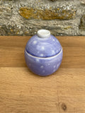 Lidden Pot - Purple Speckled, White - 662