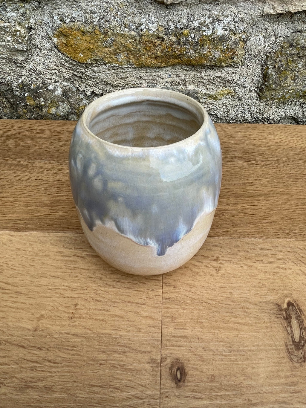 Vase - Grey, Cream & White - 515