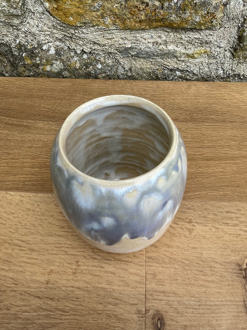 Vase - Grey, Cream & White - 515