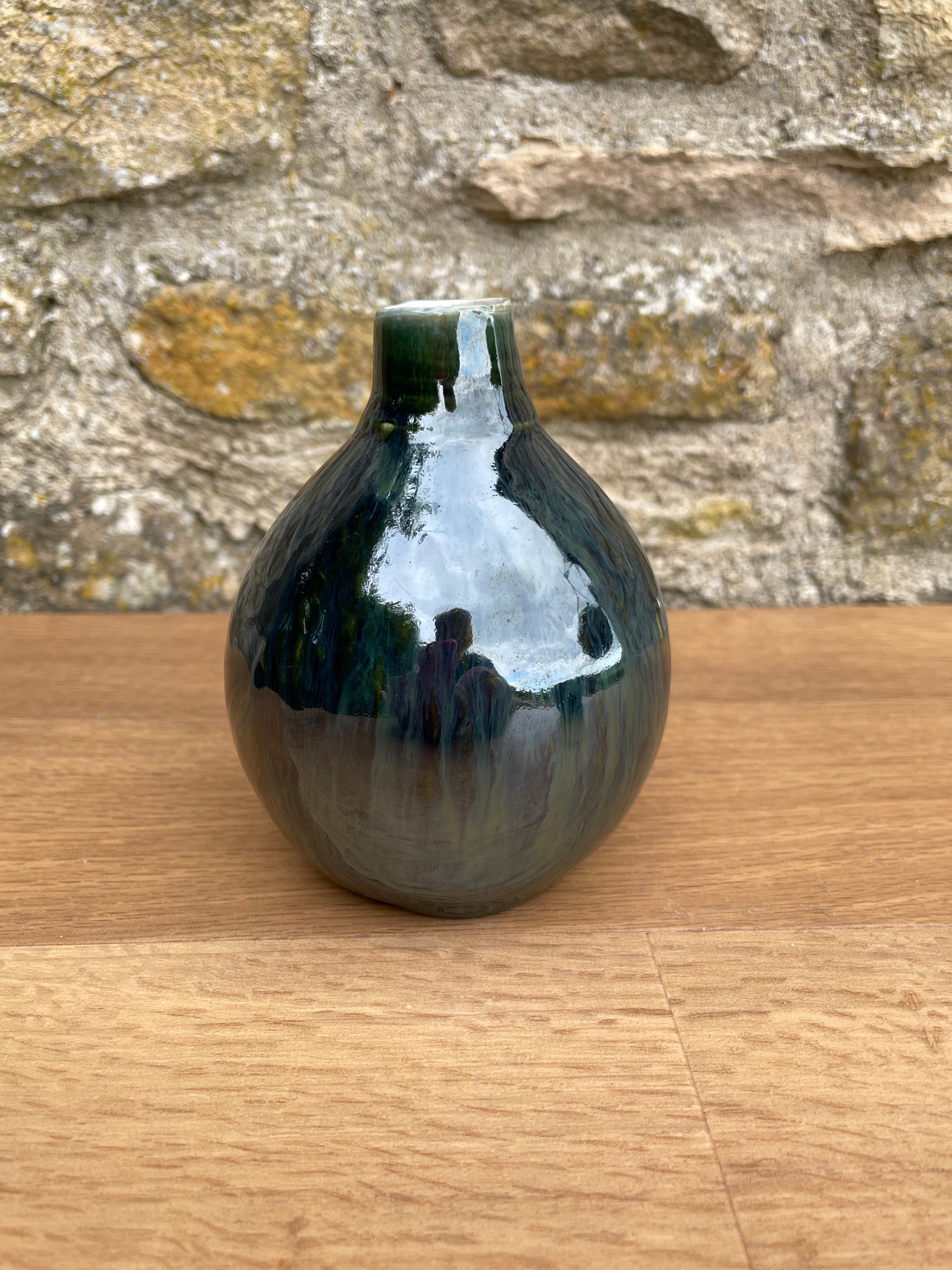 Vase - Dark Grey, Glossy - 622