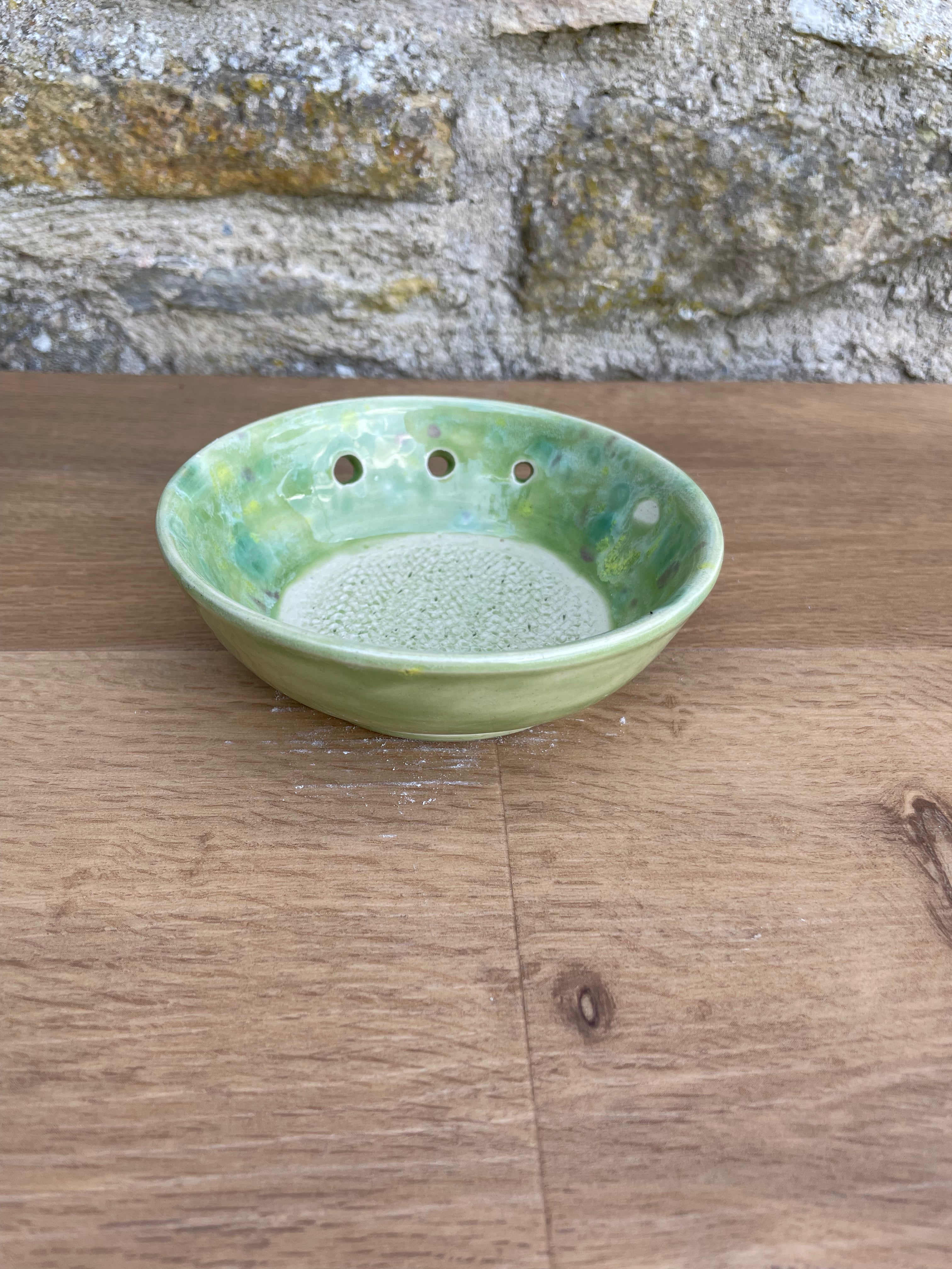 Garlic Grater - Mottled Green - 958