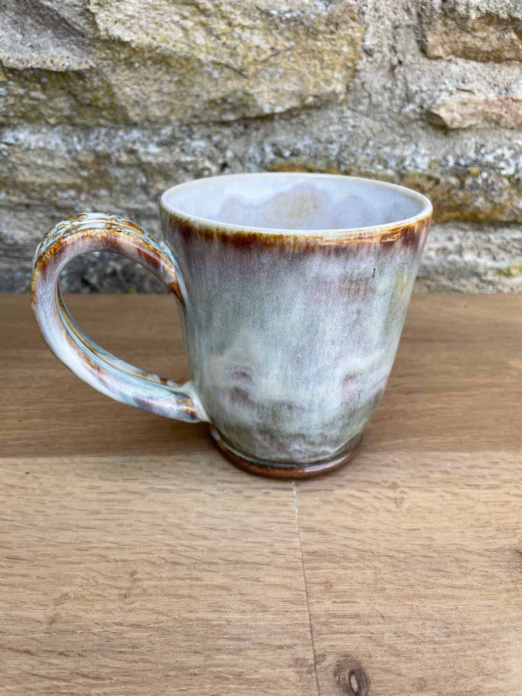 Mug - Cream & Brown - 966