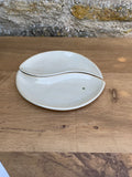 Dish - Teardrop shape, Cream - 971