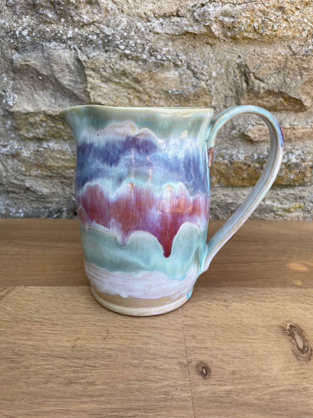 Jug - Green, Blue, & White - 961