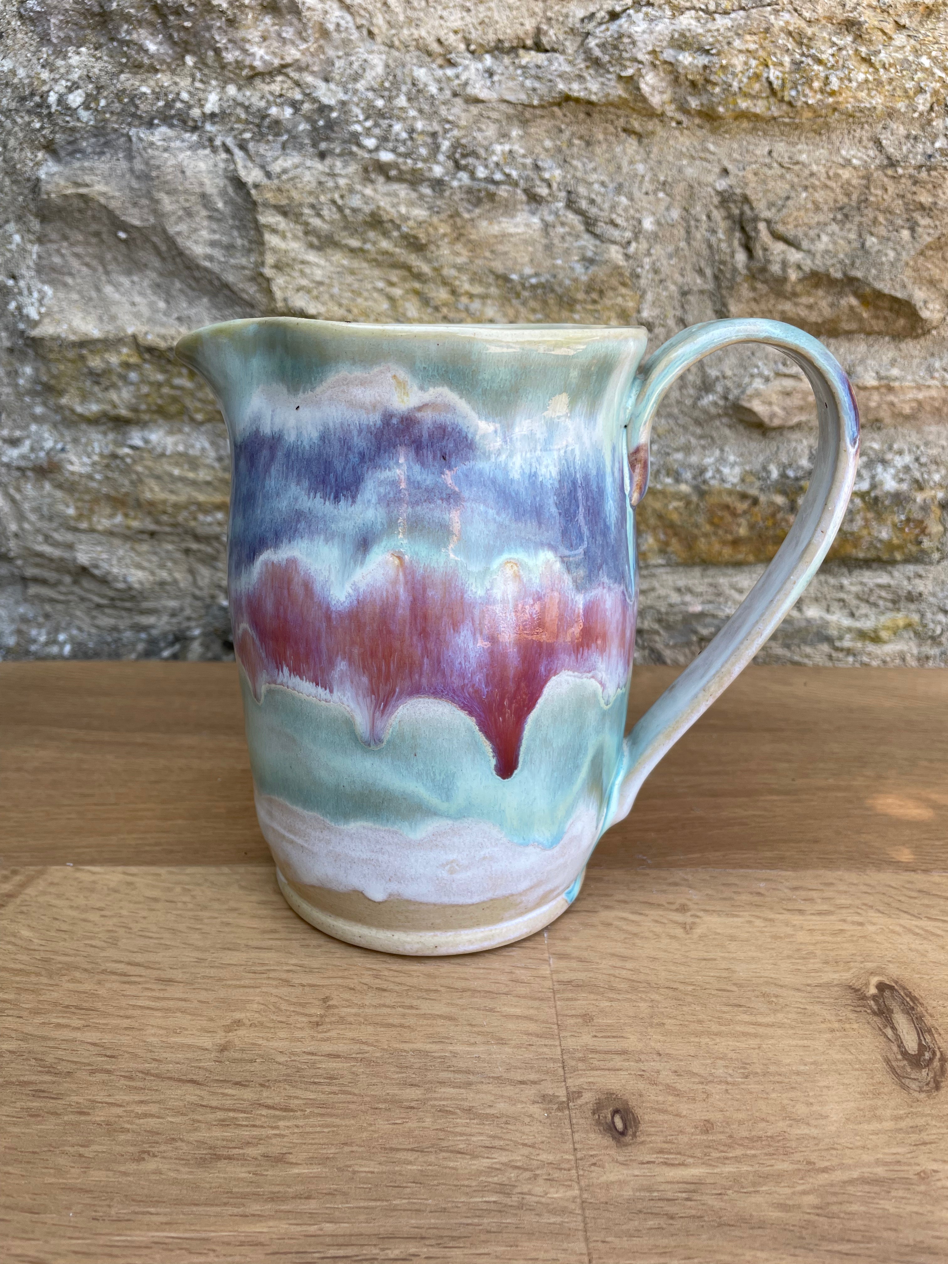 Jug - Green, Blue, & White - 961