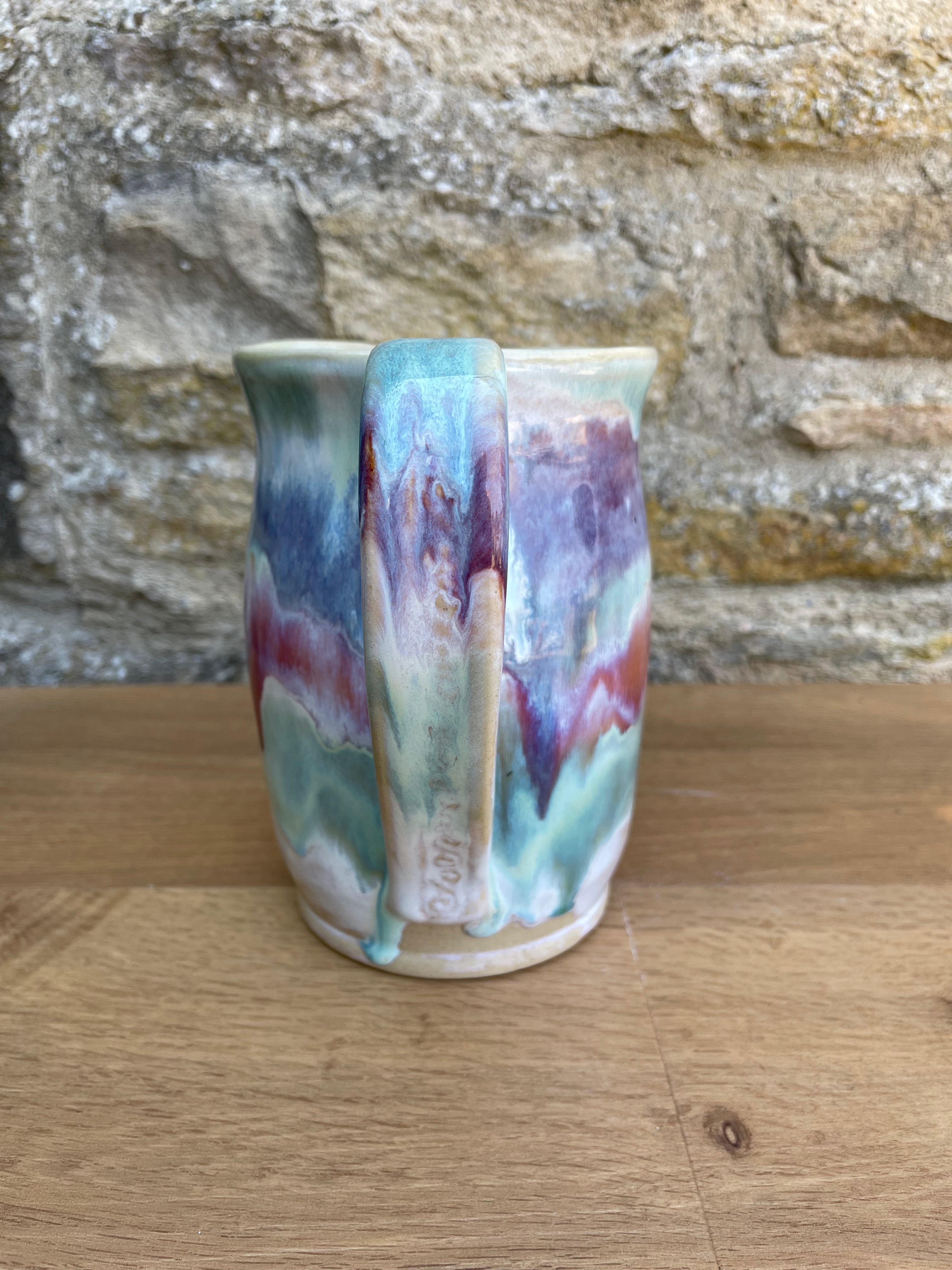 Jug - Green, Blue, & White - 961
