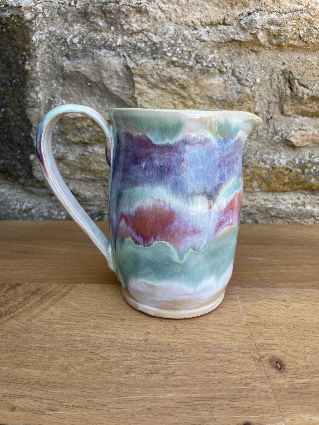 Jug - Green, Blue, & White - 961